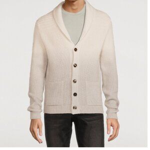 Tom Ford Ombre Wool Mohair Silk Blend Dip-Dye Cardigan Size L